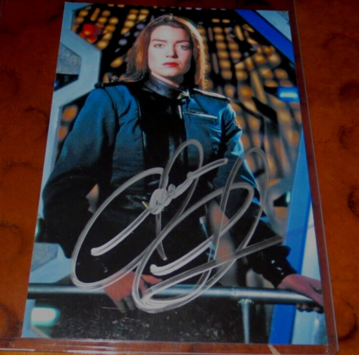 Claudia Christian signed autographed photo as Susan Ivanova on Babylon 5