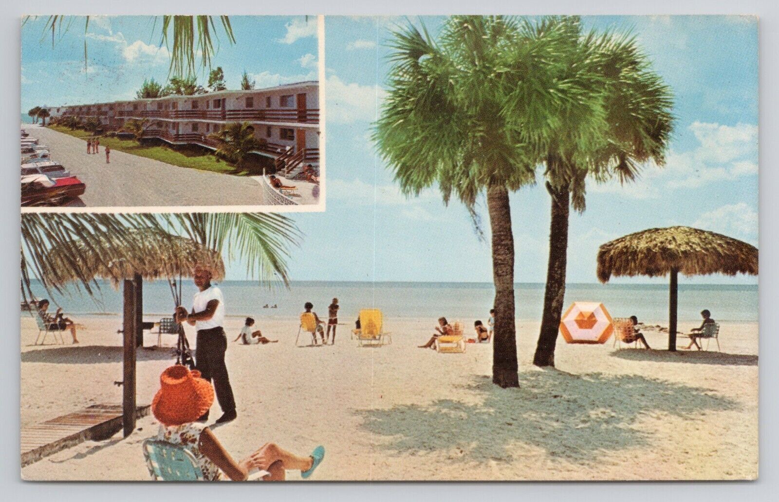 Postcard The Carousel Motel Fort Myers Florida