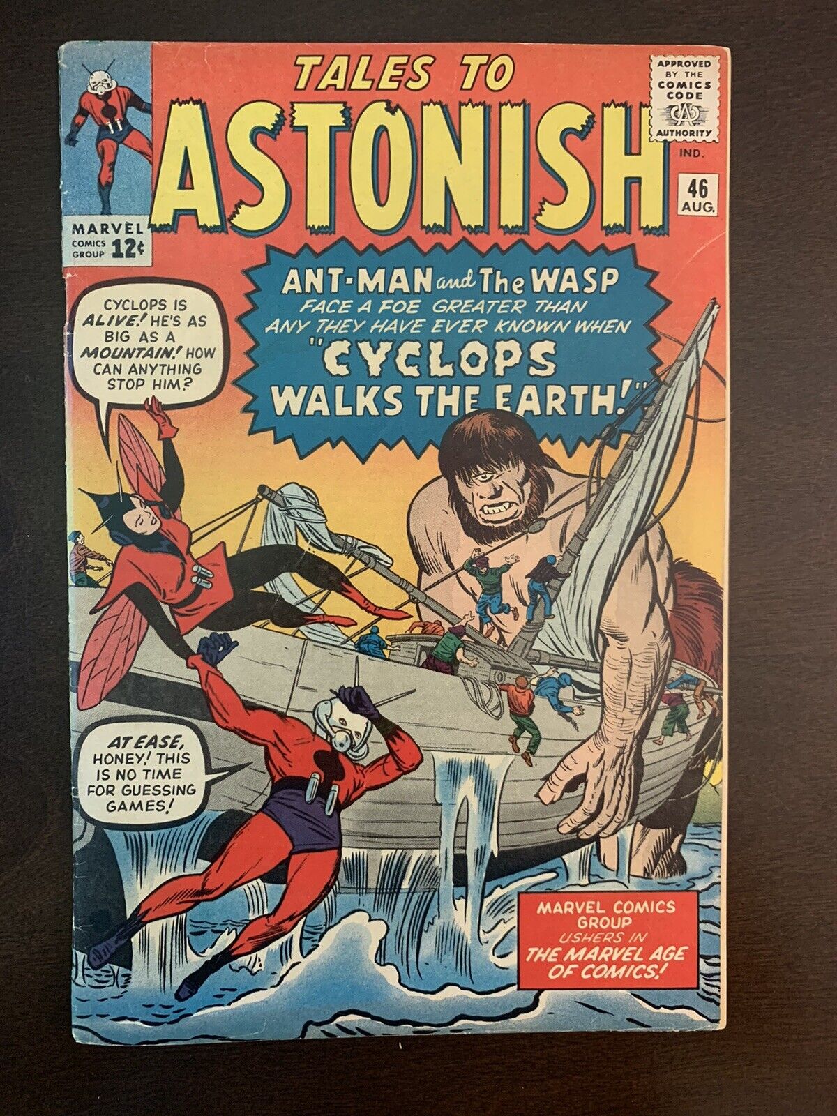 Tales To Astonish #46 1963 4.5-5.0 4th Appearance of Wasp First Kraglin (GoG)