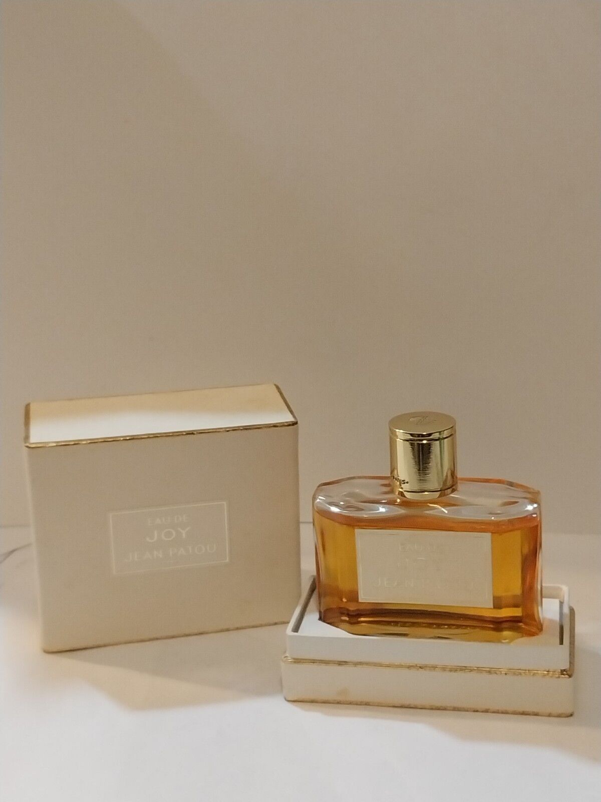 Vtg Eau de Joy Jean Patou Paris Perfume Splash 1 fl oz Original Box Ref: 1203