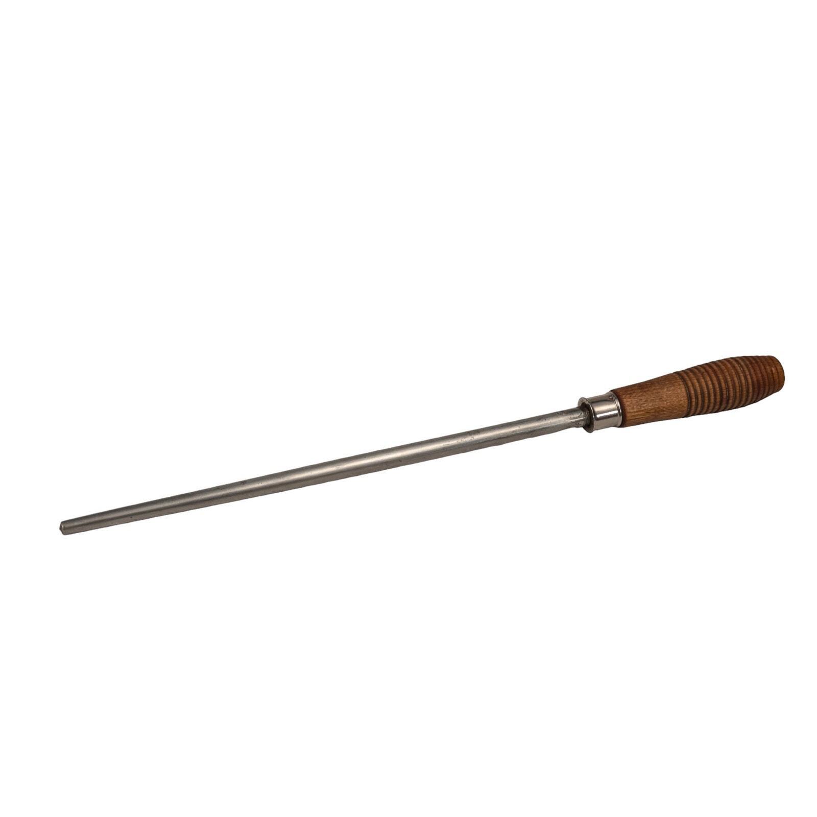 Vintage Russell Green River Works knife sharpener steel honing rod
