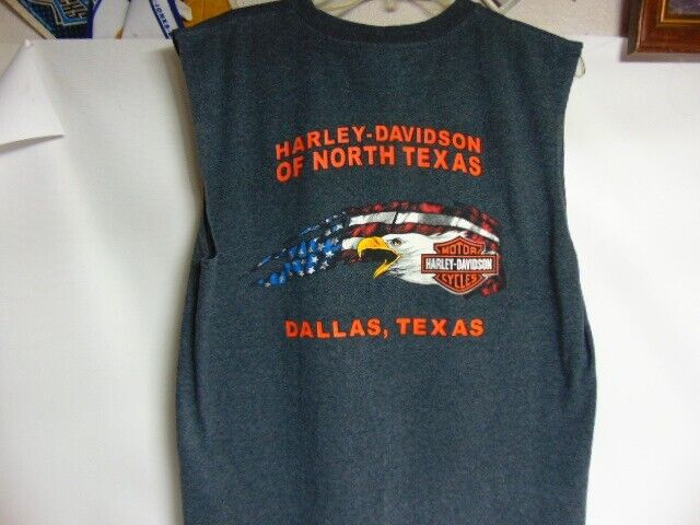 Harley Davidson Muscle T-shirt of North Texas Dallas Large