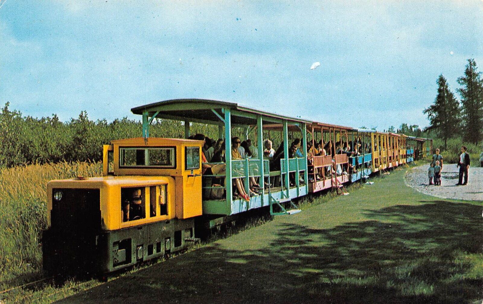 The Toonerville Trolley Soo Junction MI Michigan c1970 Postcard 4397