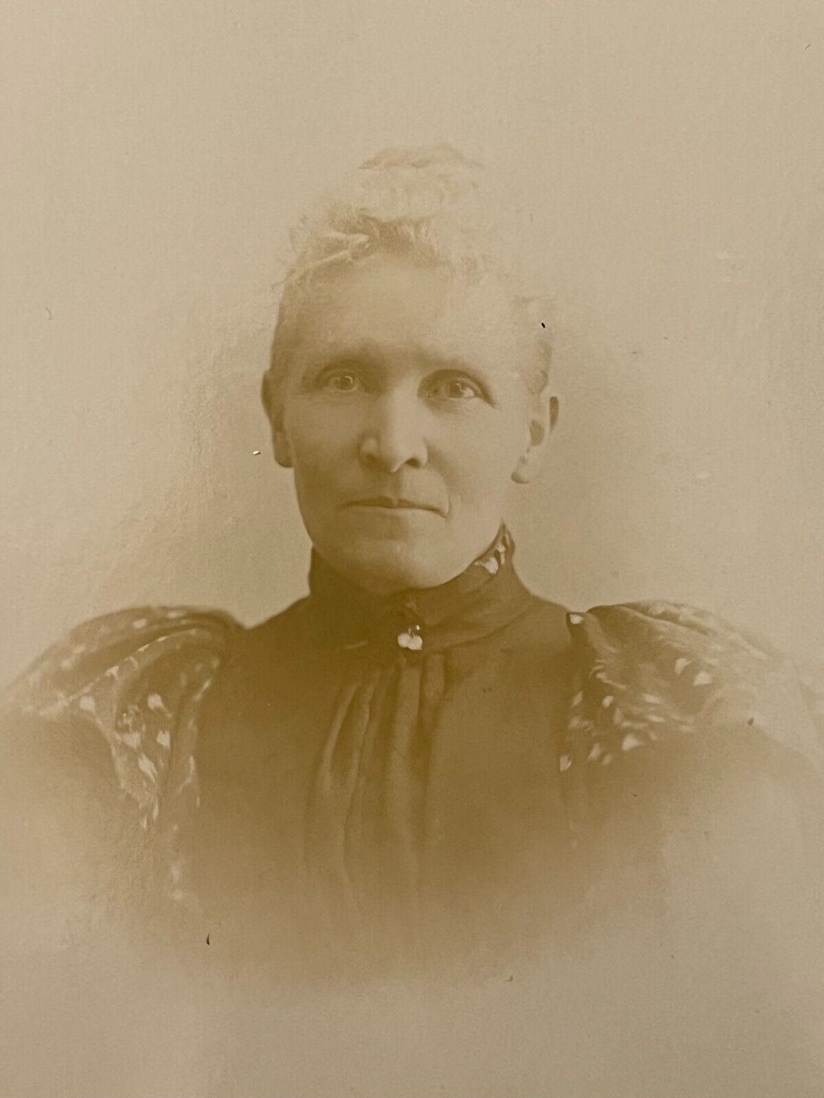 Ann Arbor Michigan Vintage Cabinet Photo Dalia Baldwin Old Woman ID'd 1870's