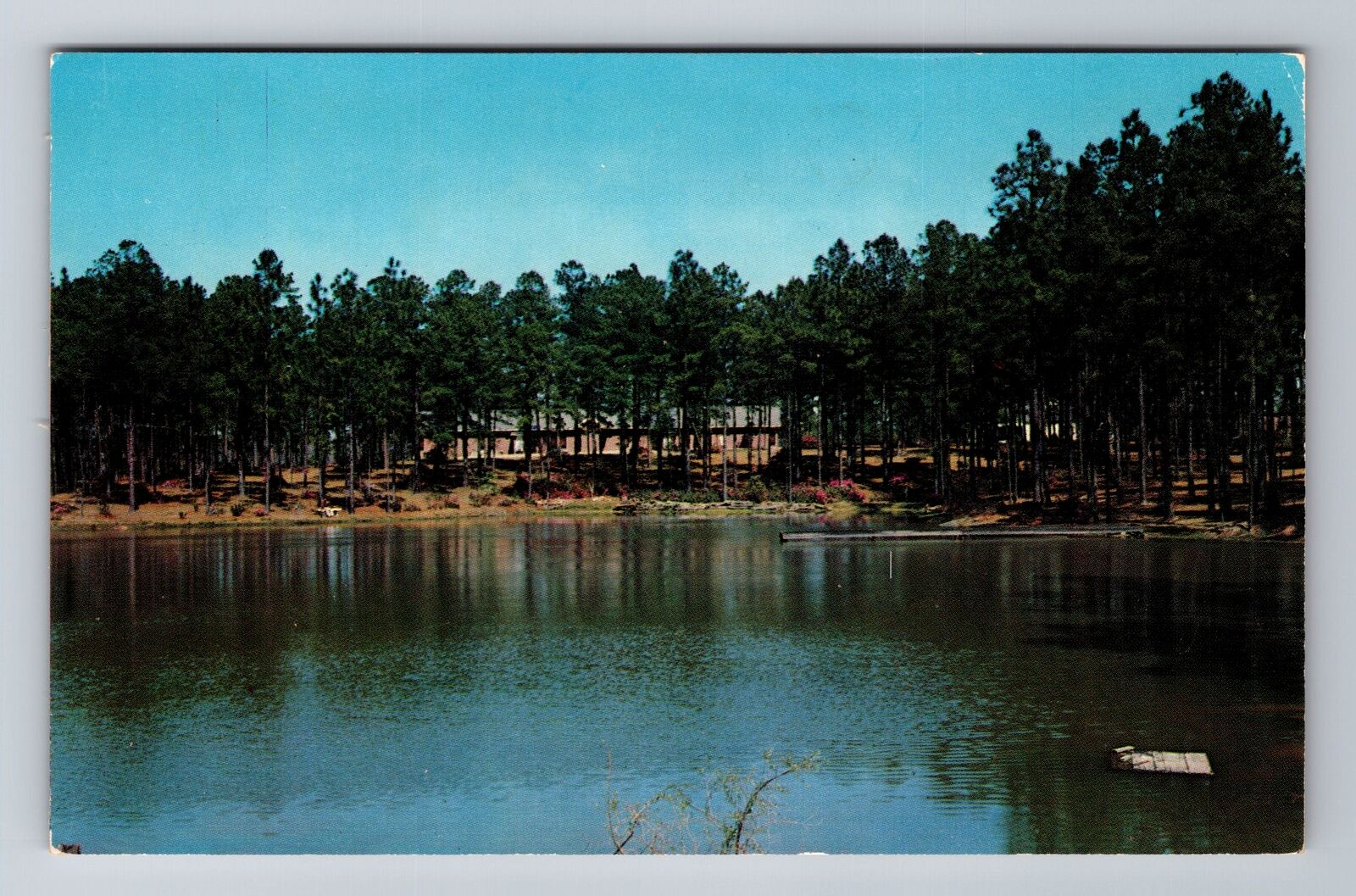 Hattiesburg MS-Mississippi, Blue Gables Motor Court Advertising Vintage Postcard