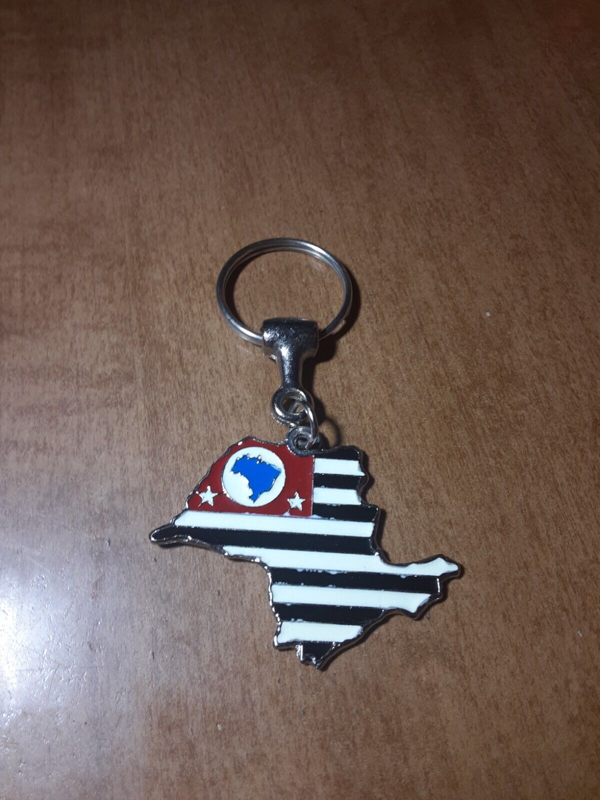 State Of Texas Metal Keychain