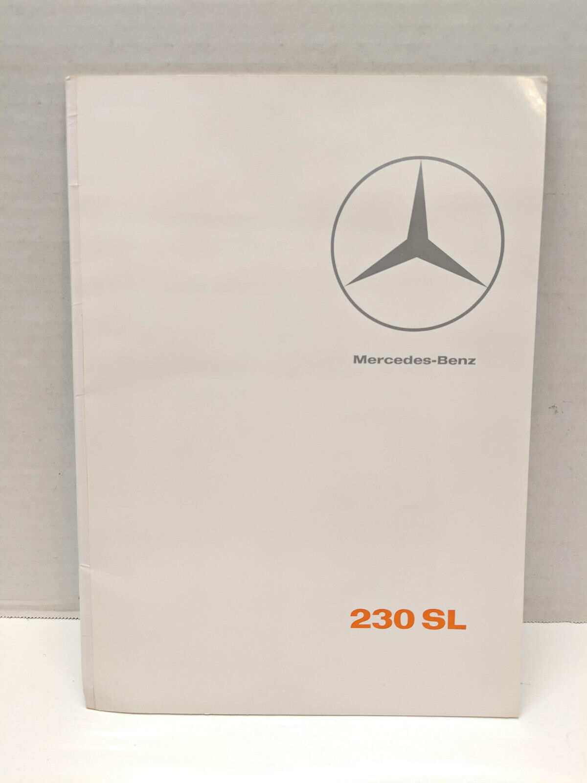 1965 Original Mercedes-Benz 230 SL Sales Prochure w/ Technical Data Sheet