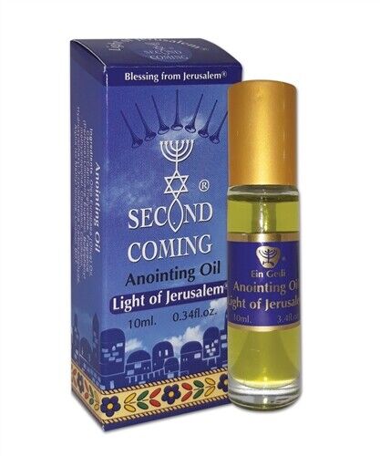 Consecrated Anointing Oil Light of Jerusalem Second Coming 0.34fl.oz/10ml