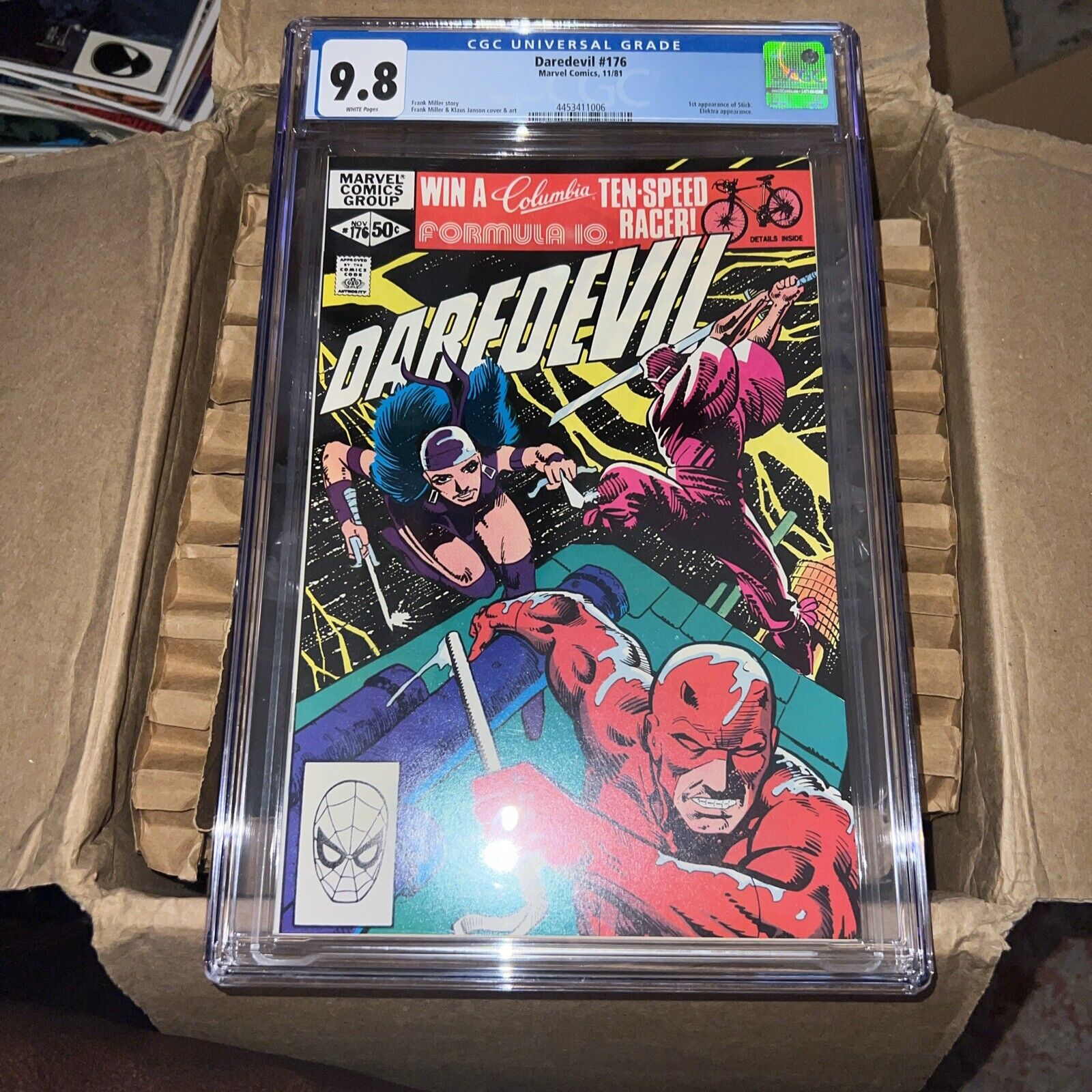 Daredevil #176 CGC 9.8 Marvel 1981, Key Issue, Frank Miller