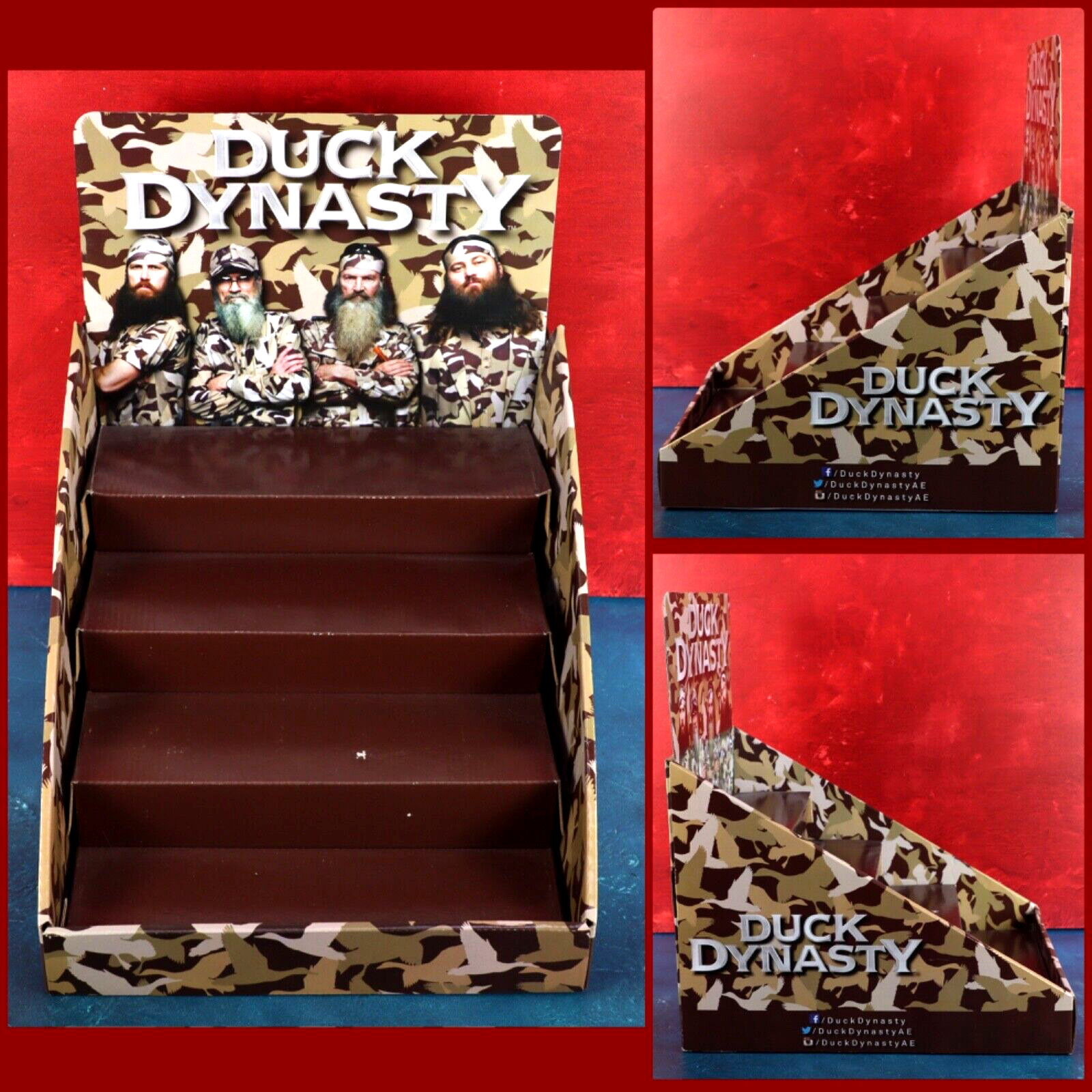 Duck Dynasty In-Store Advertising Display 13.25 x 11.75 x 15.50 Never Displayed