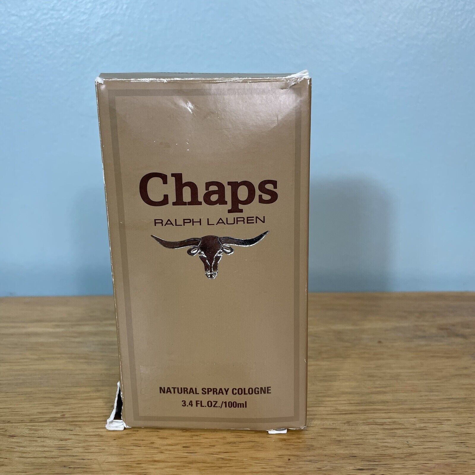 Vintage CHAPS Ralph Lauren Natural Spray Cologne 3.4 oz Longhorn Rare 75% Full