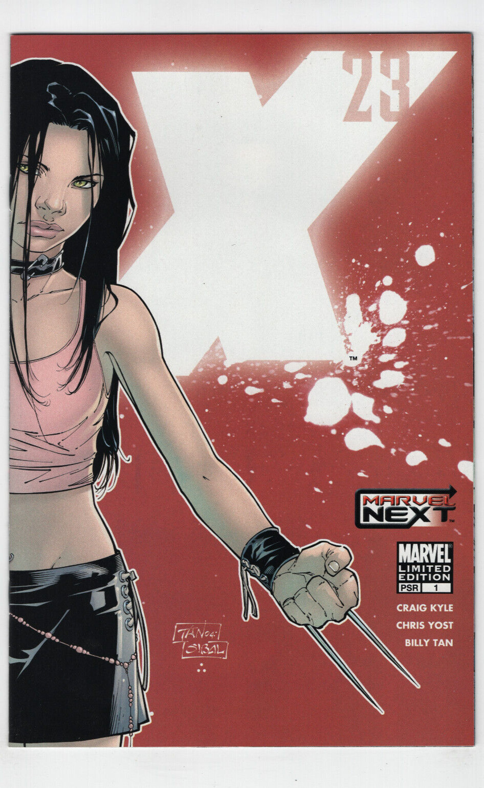X-23 #1 Variant Wolverine Good Girl Art GGA Laura Kinney 2005 Next Marvel Comics
