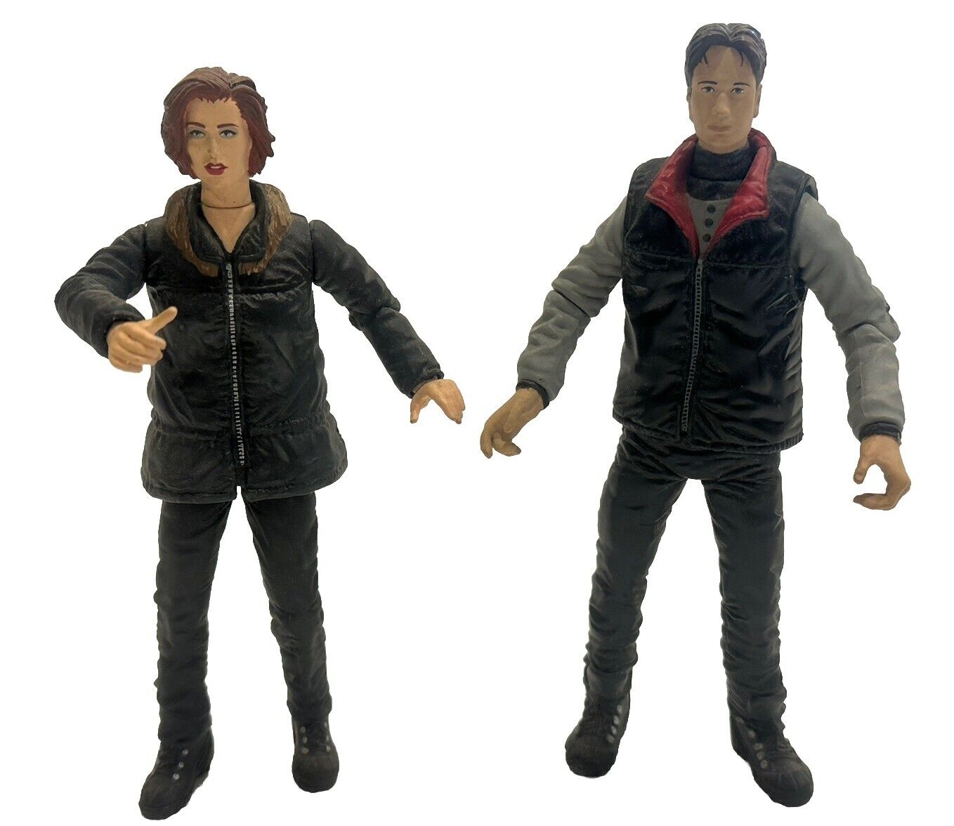 THE X FILES Dana Scully/Fox Mulder  SERIES 1 MCFARLANE TOYS 1998-Used