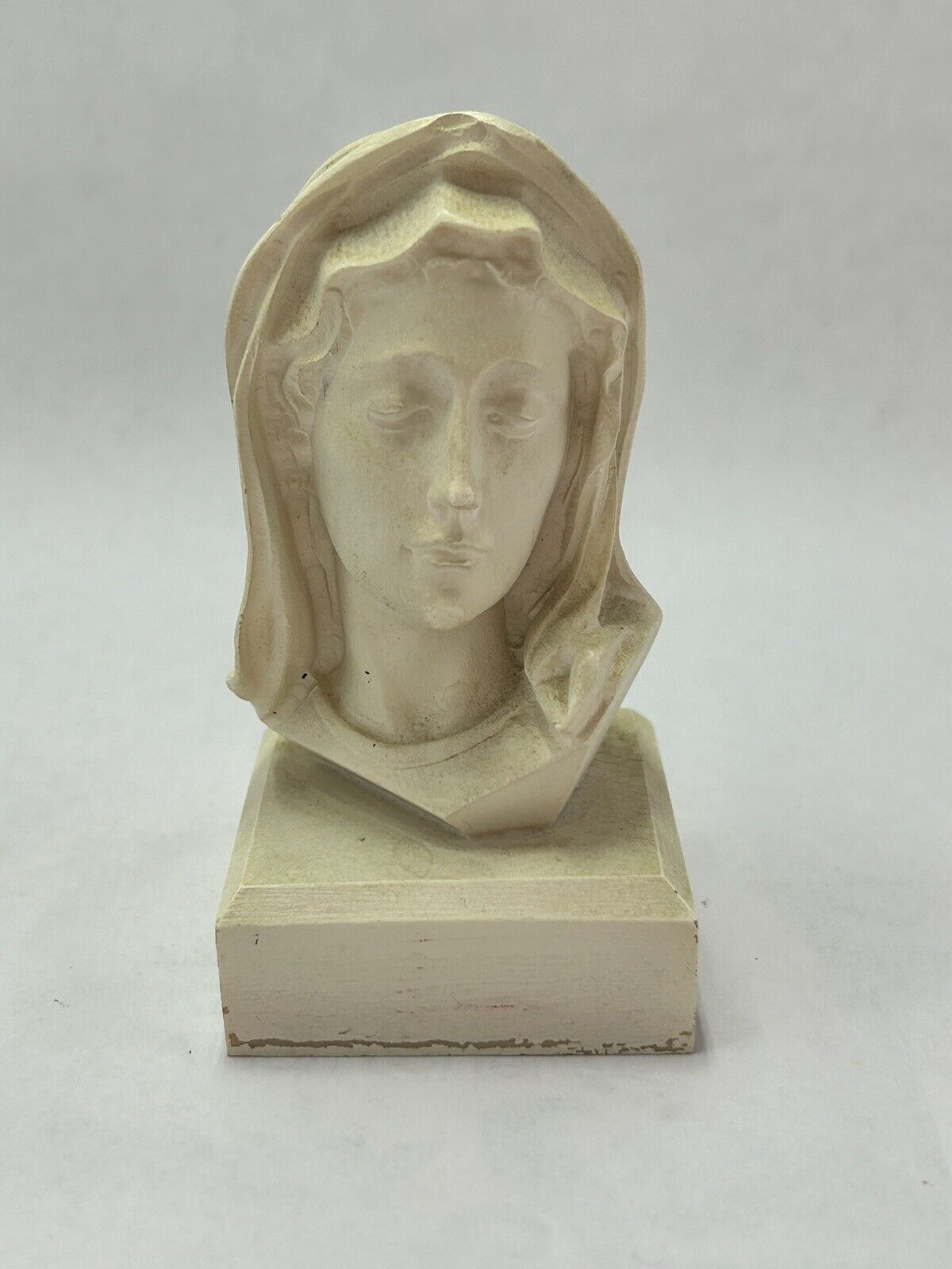 Vintage rare Madonna Virgin Mother Mary Bust by Dolfi made in Italy  4’