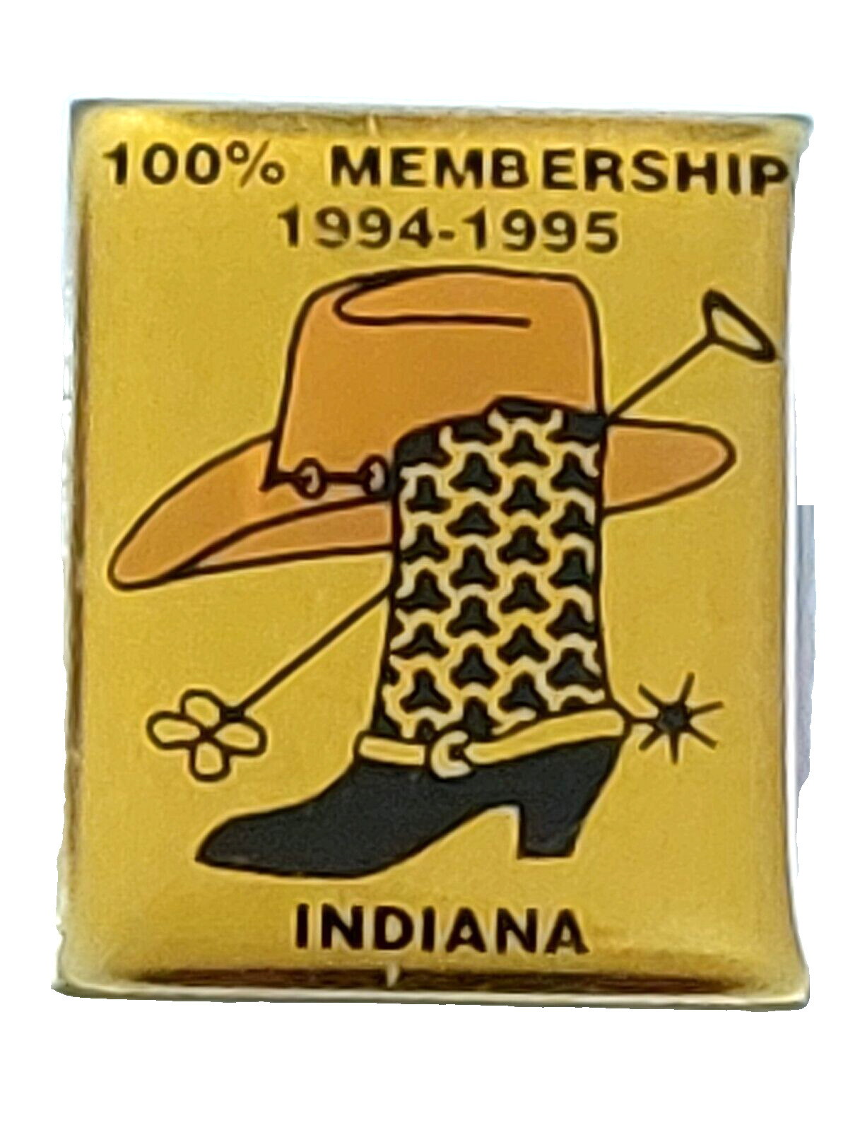 VFW Indiana 1994-1995 100% Membership Lapel Pin
