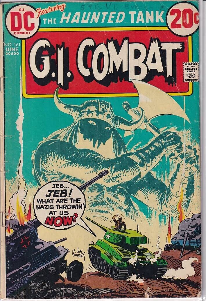 45893: DC Comics G.I. COMBAT #161 VG Grade