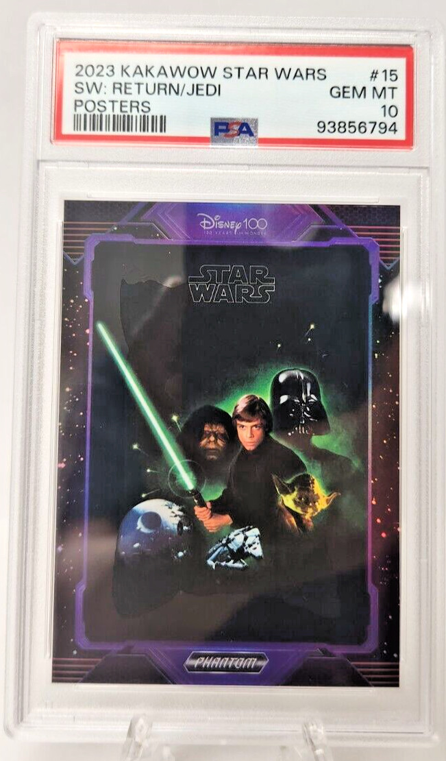 2023 Kakawow Star Wars Return of the JEDI ROTJ Iconic Poster SSP /125 PSA 10 💎