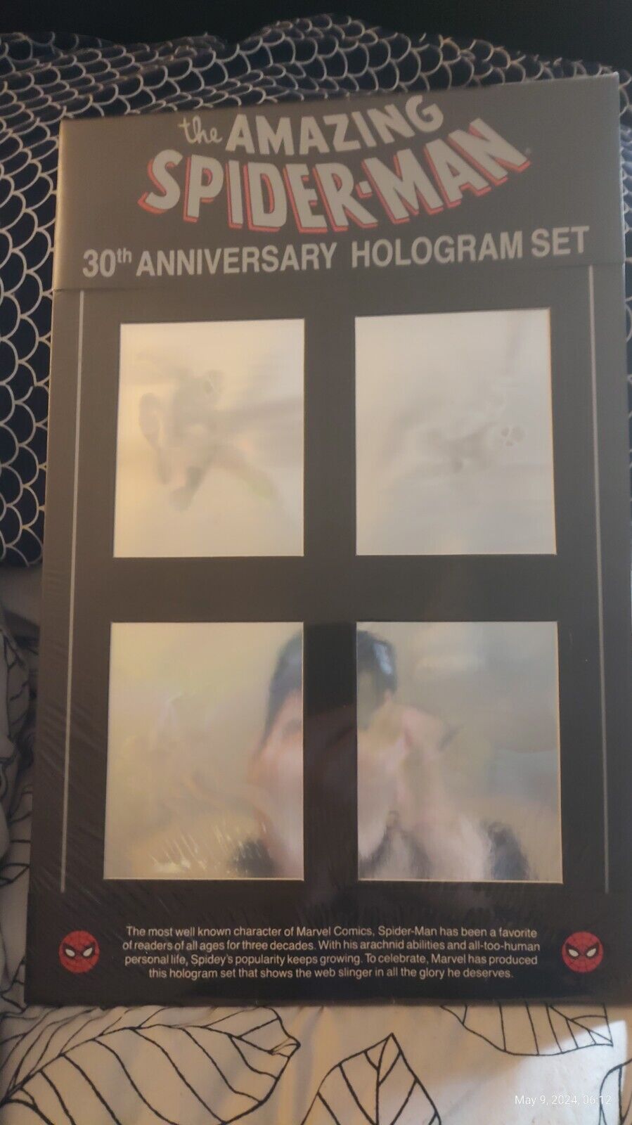AMAZING SPIDERMAN 30th ANNIVERSARY HOLOGRAM SET 1992 BRAND NEW SEALED