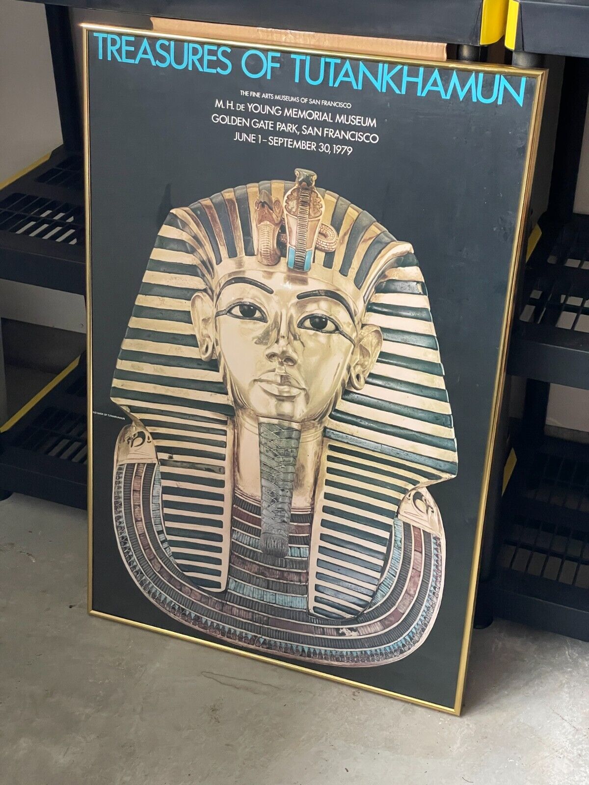 RARE 1979 Treasures of Tutankhamun Museum Gallery Art Show Poster 26\