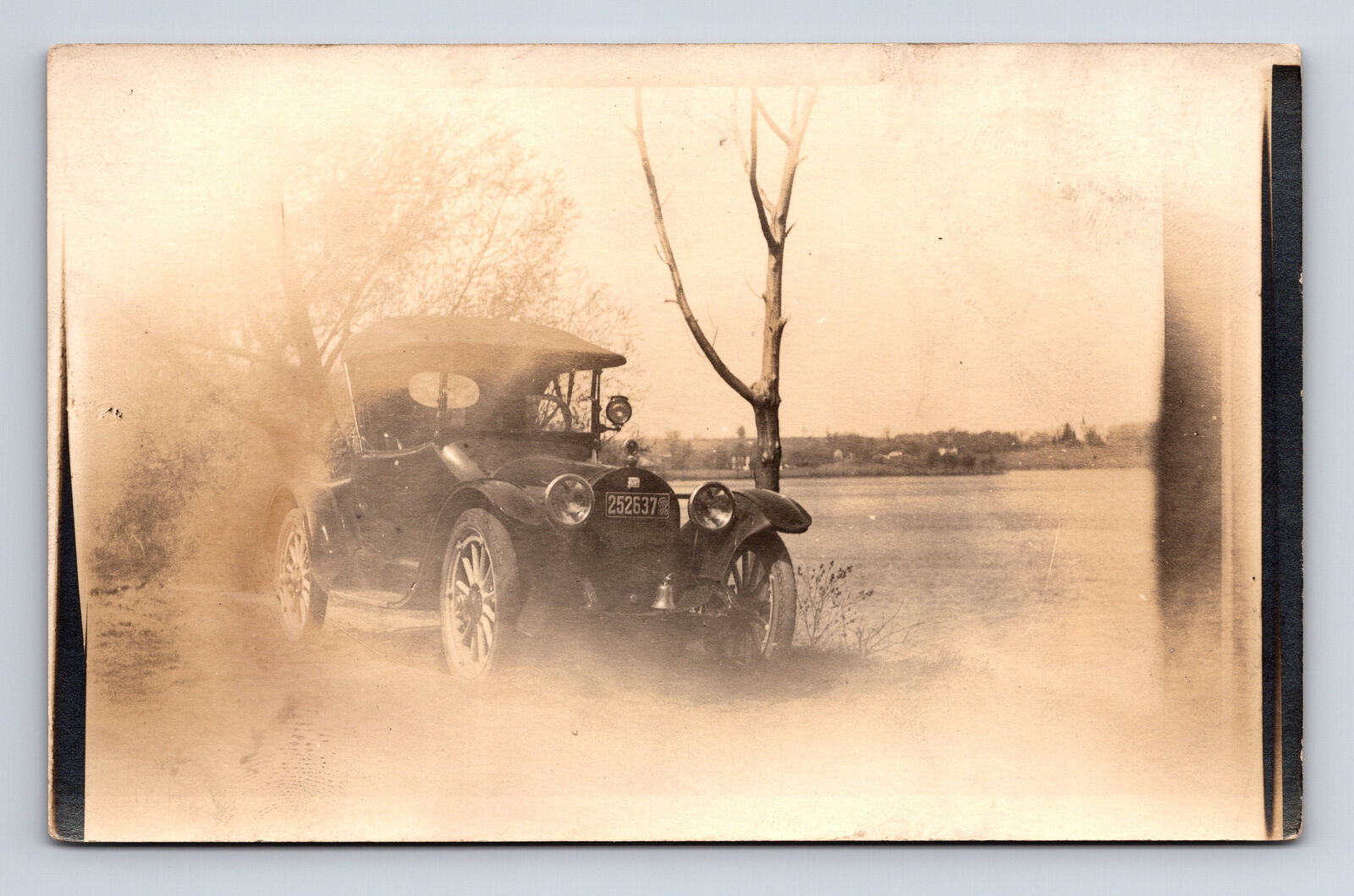 RPPC Unknown Two Seat 1910s Car Real Photo Postcard