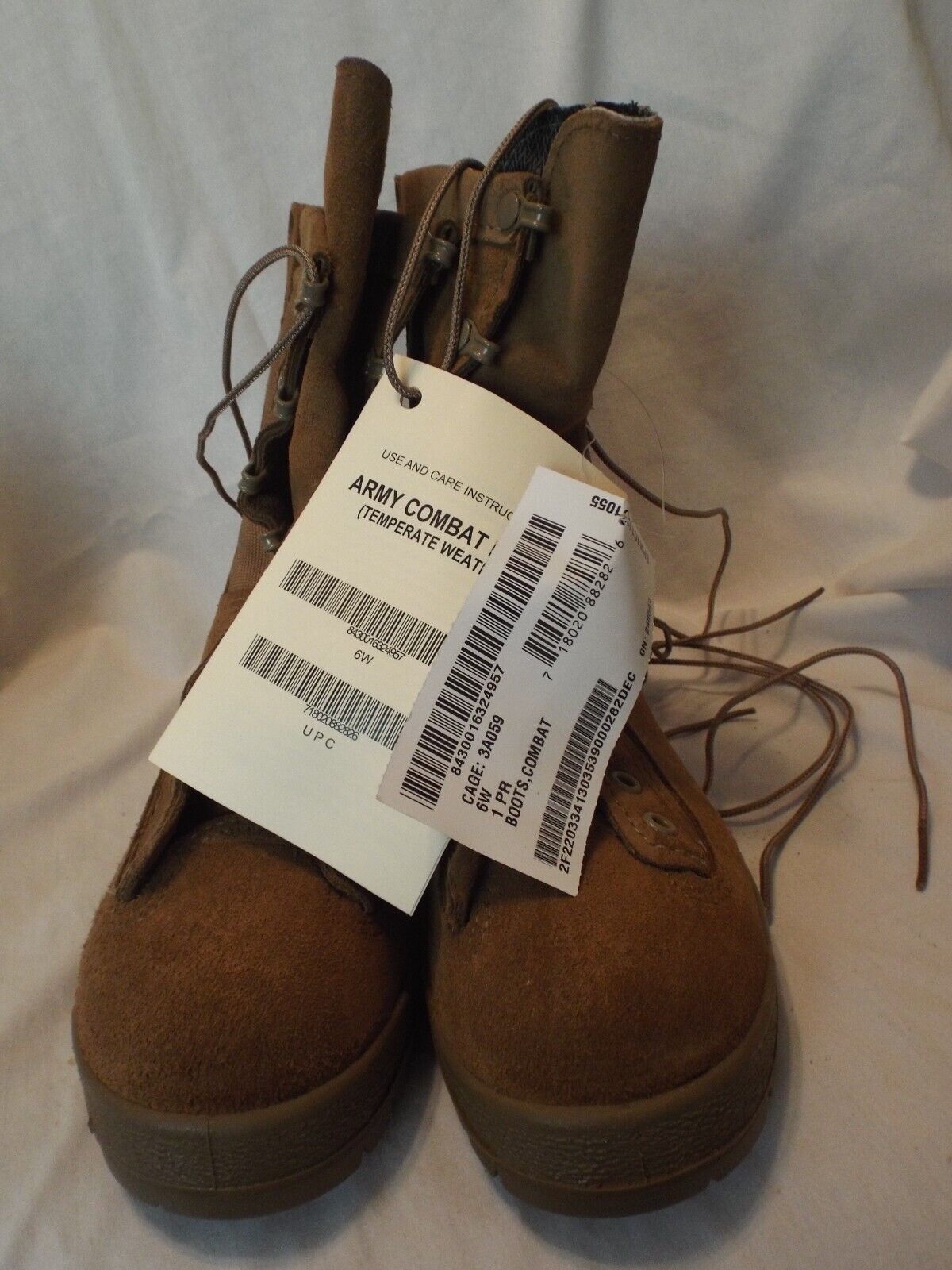 US Military Army McRae Coyote Brown Tactical Goretex Combat Boots Size 6W NWT
