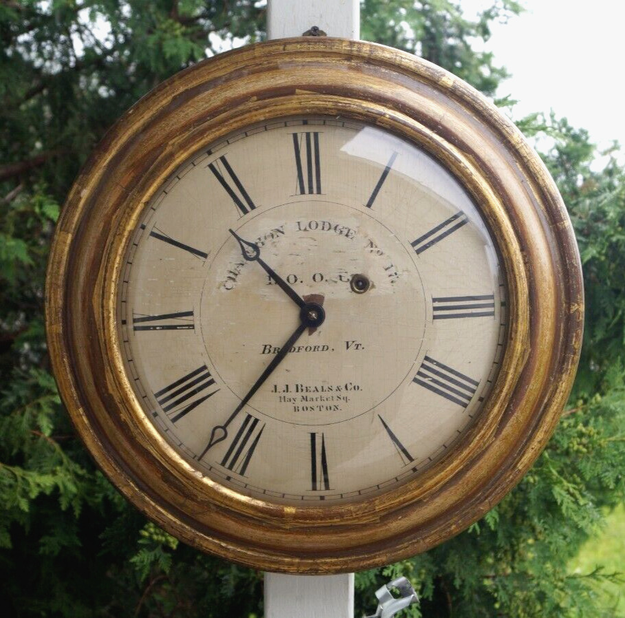 Antique 1840s Brewster Ingraham Gallery Wall Clock - VIDEO - MASONIC - RARITY