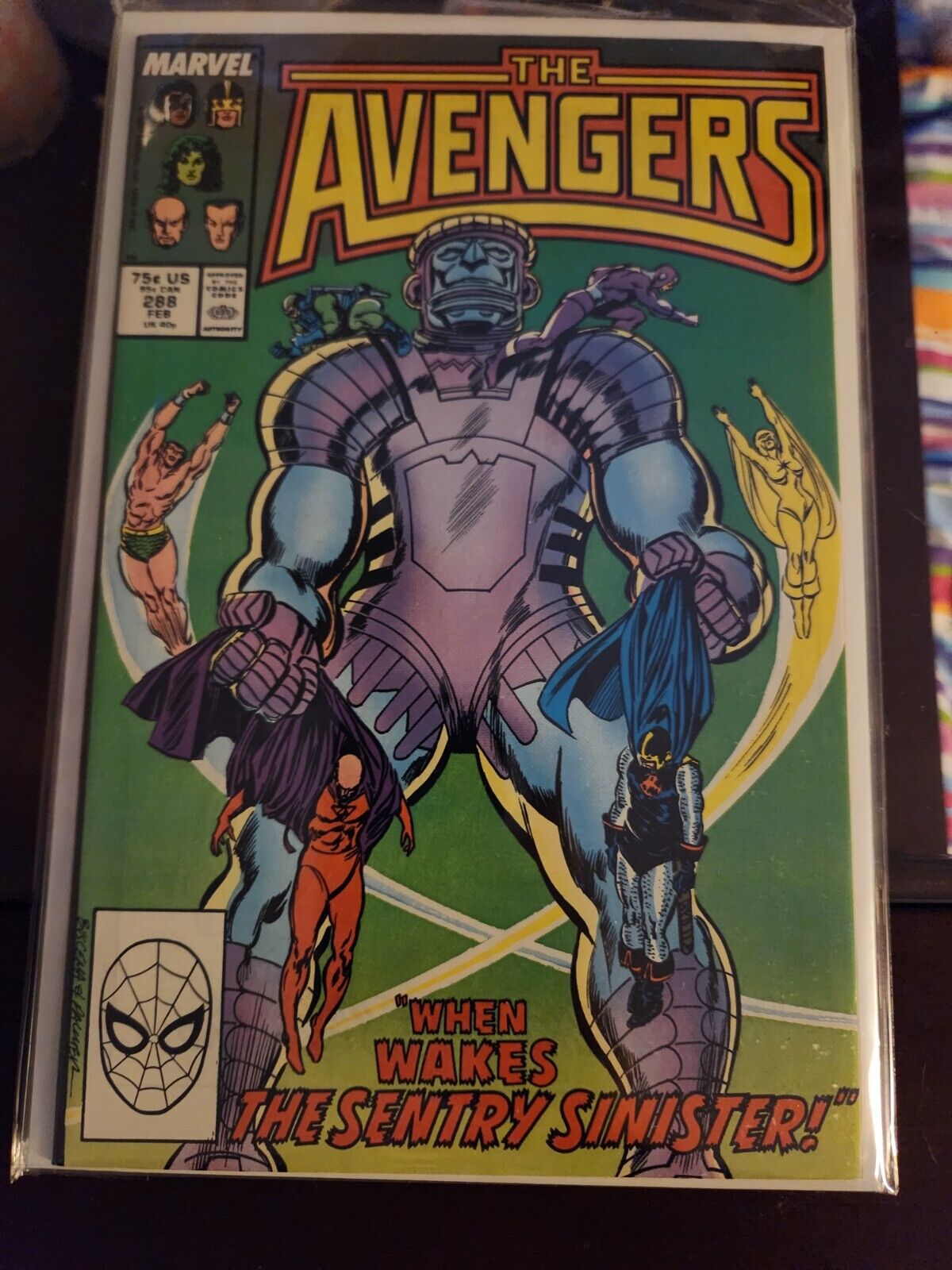 The Avengers #288 1987 MARVEL COMIC BOOK 9.4 AVG V36-76