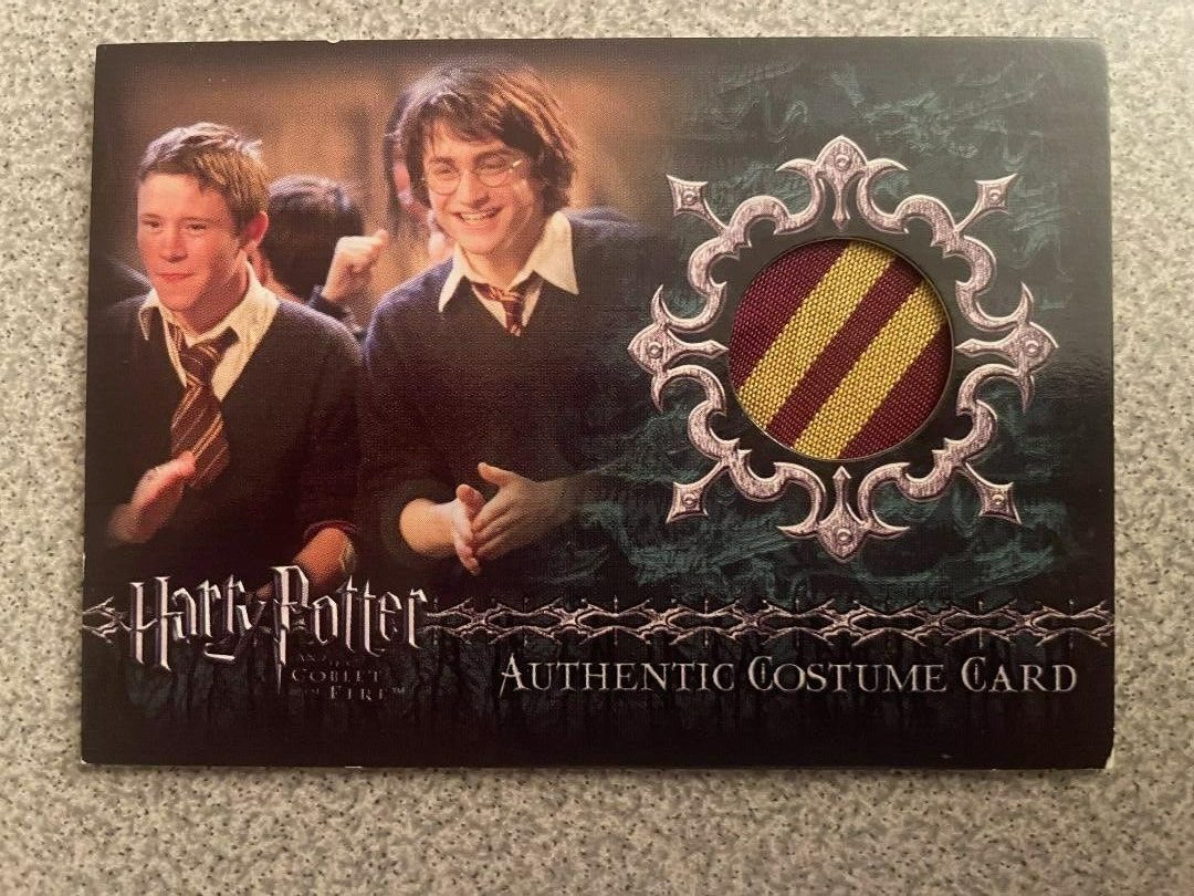 Harry Potter Goblet of Fire Gryffindor Daniel Radcliffe Costume Card 240/400
