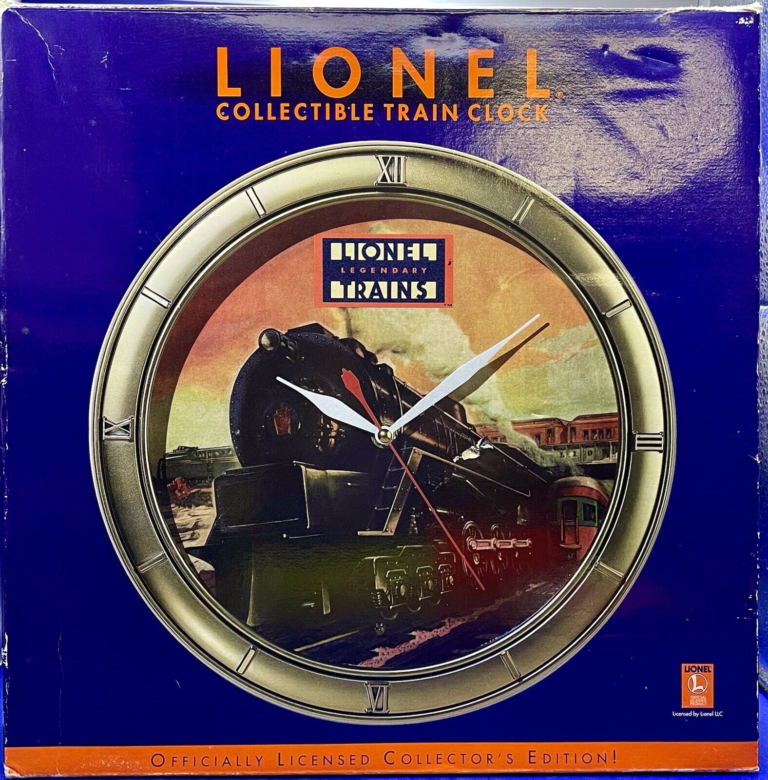 Lionel collectible train Clock Announces Hour With Train Sounds. Tested & Works