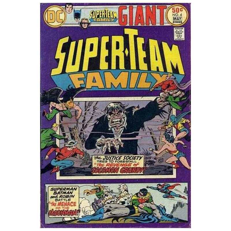 Super-Team Family #4 DC comics Fine Full description below [r\