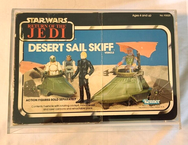 Vintage STAR WARS 1983 ROTJ Desert Sail Skiff Mini-Rig UNOPENED Box Kenner