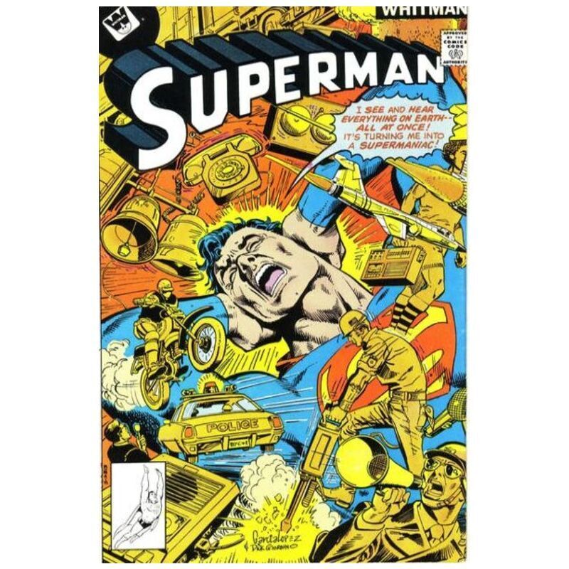 Superman #321 Whitman  - 1939 series DC comics Fine+ Full description below [g}