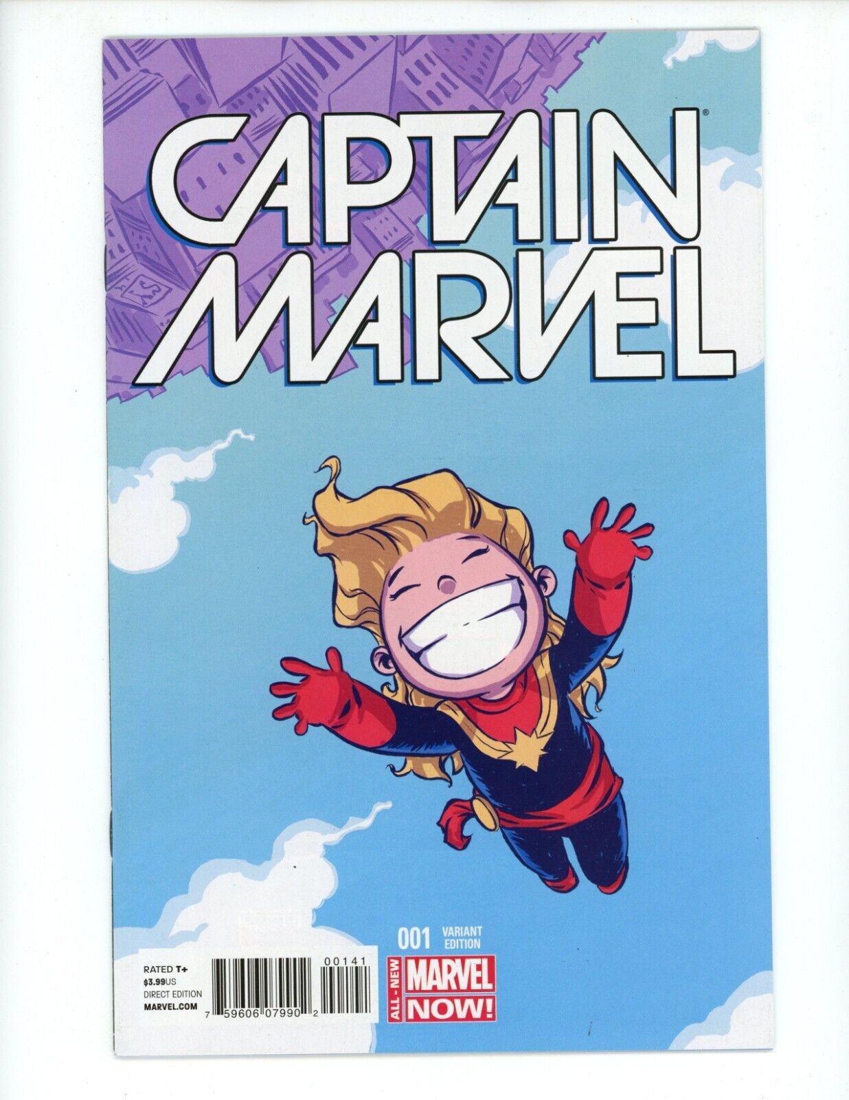 Captain Marvel #1 Comic Book 2014 NM Skottie Young Variant Cover Comics