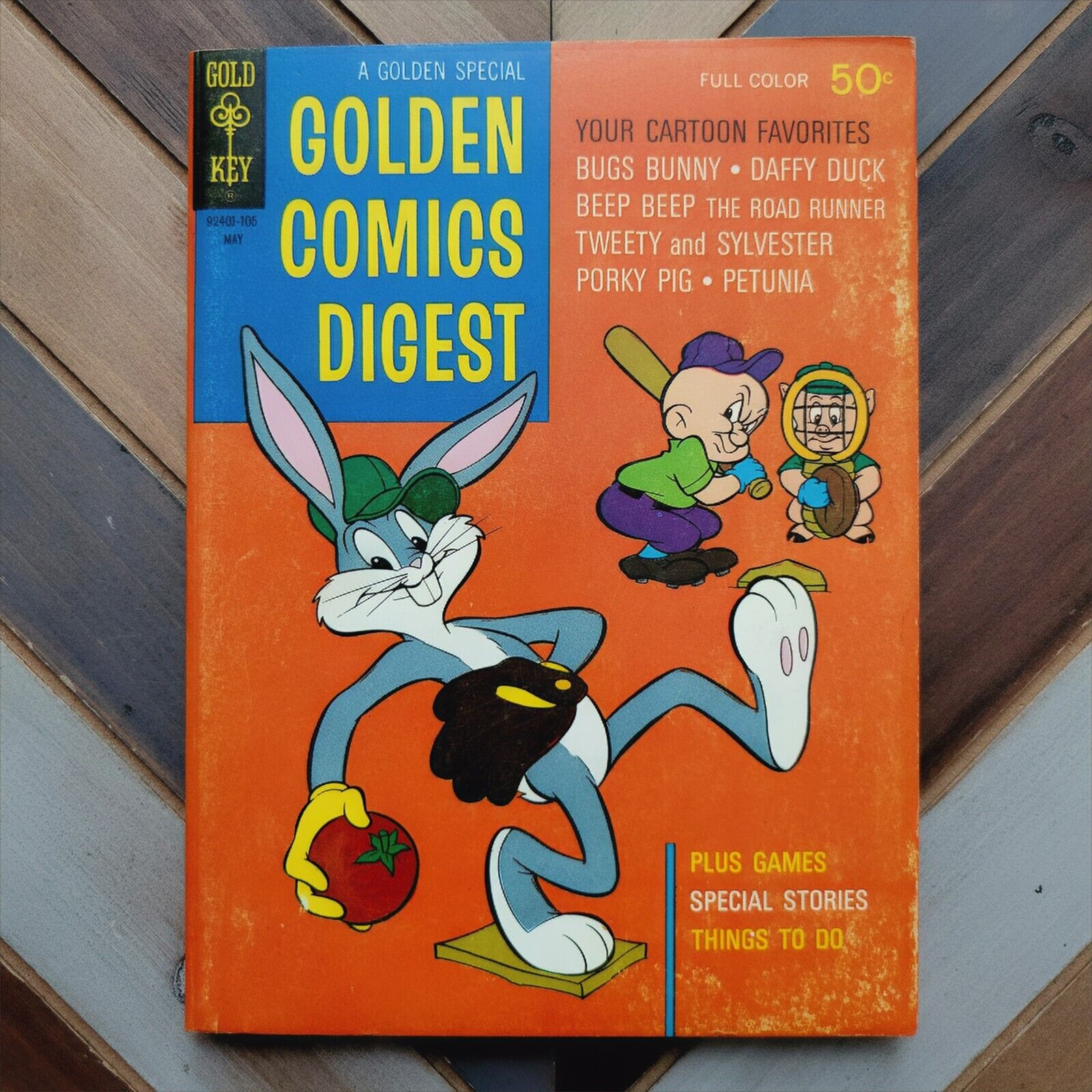 GOLDEN COMICS DIGEST #17 VF/NM 1971 Sharp, Unread BUGS Daffy ELMER Porky TWEETY