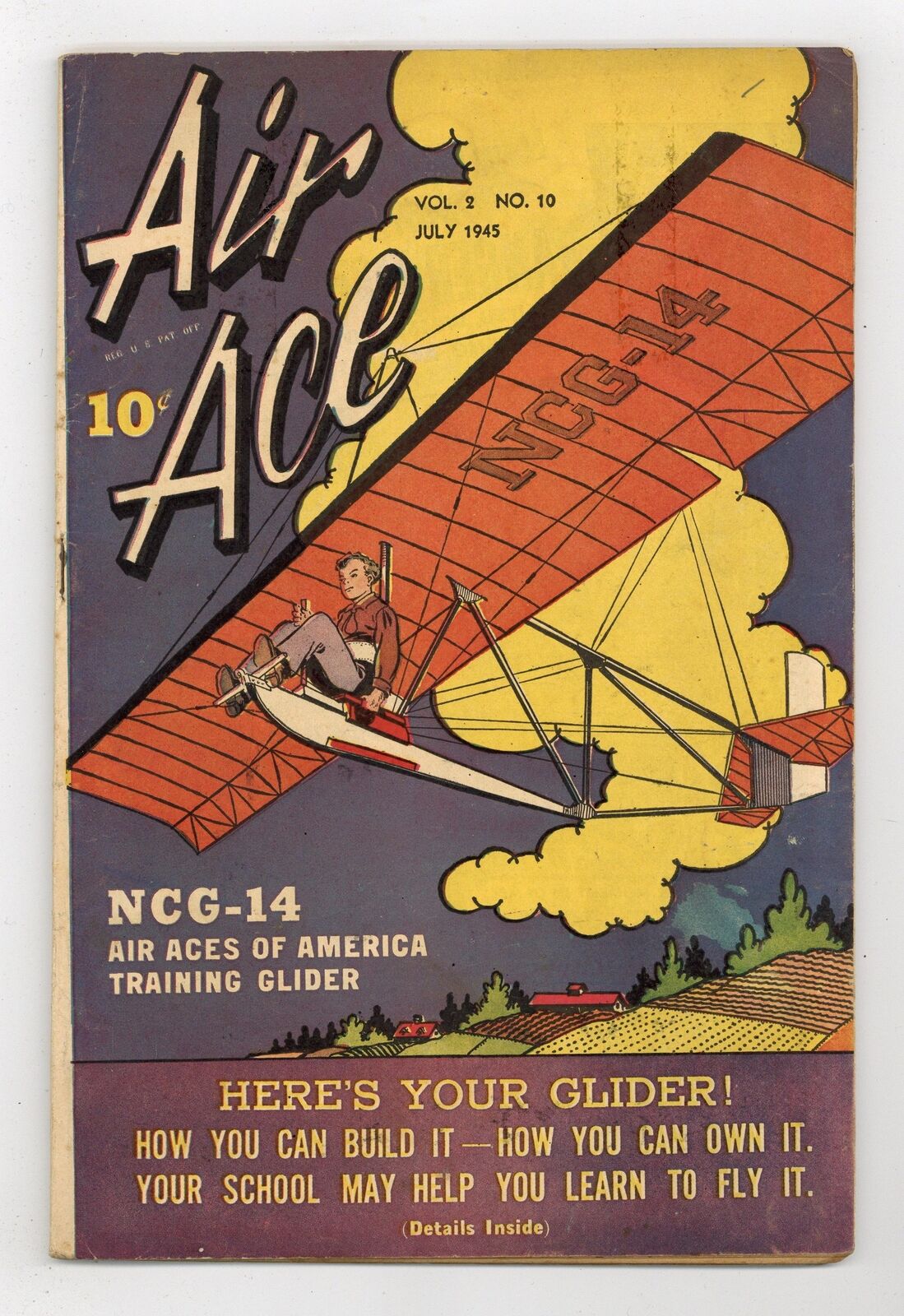 Air Ace Vol. 2 #10 VG- 3.5 1945