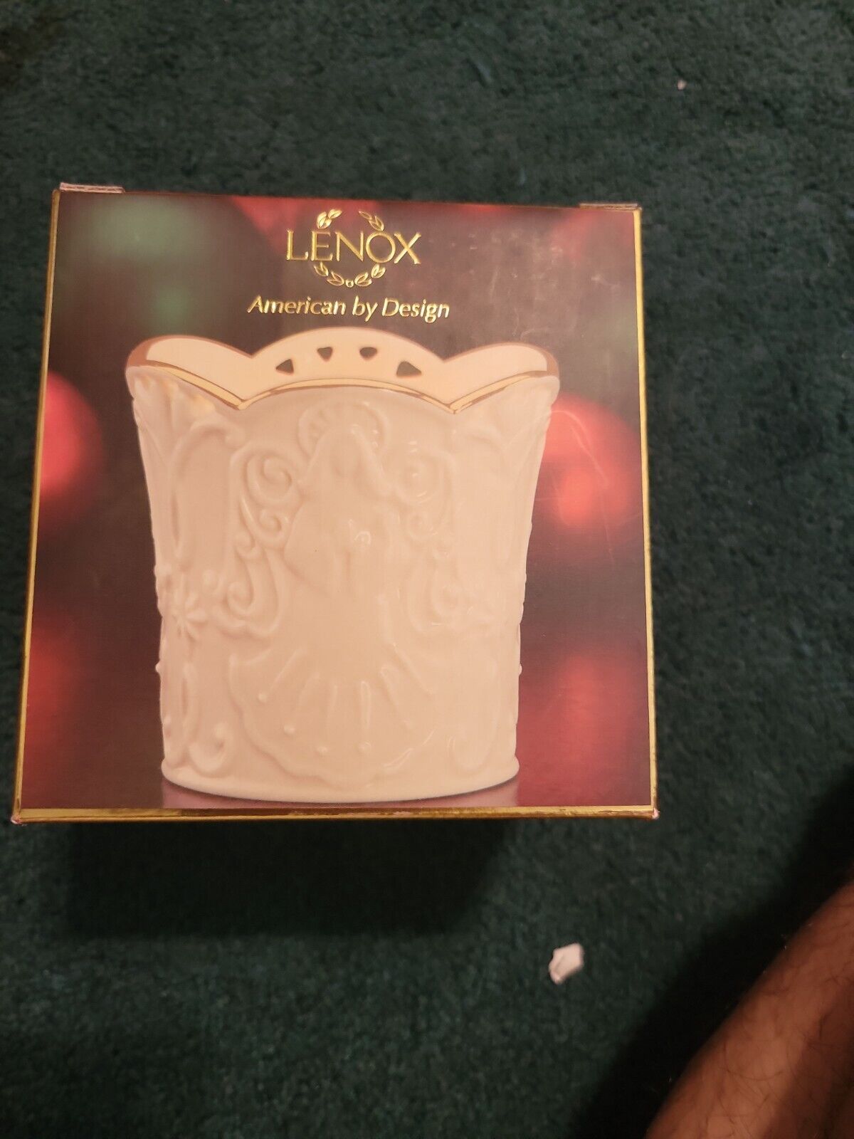 1pc lot LENOX Merry Lights Votive Candle Holder vintage collection  Christmas 