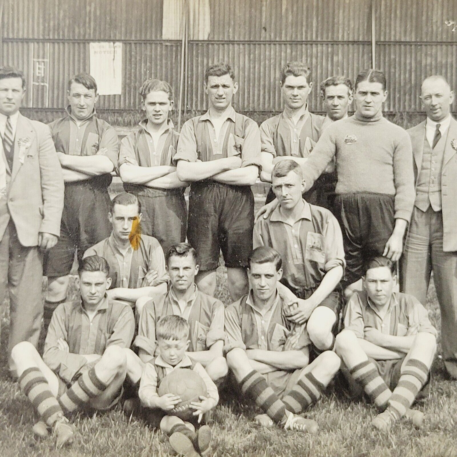Rare c1933 Postcard Football Club Team Railway United Reading UK England Soccer
