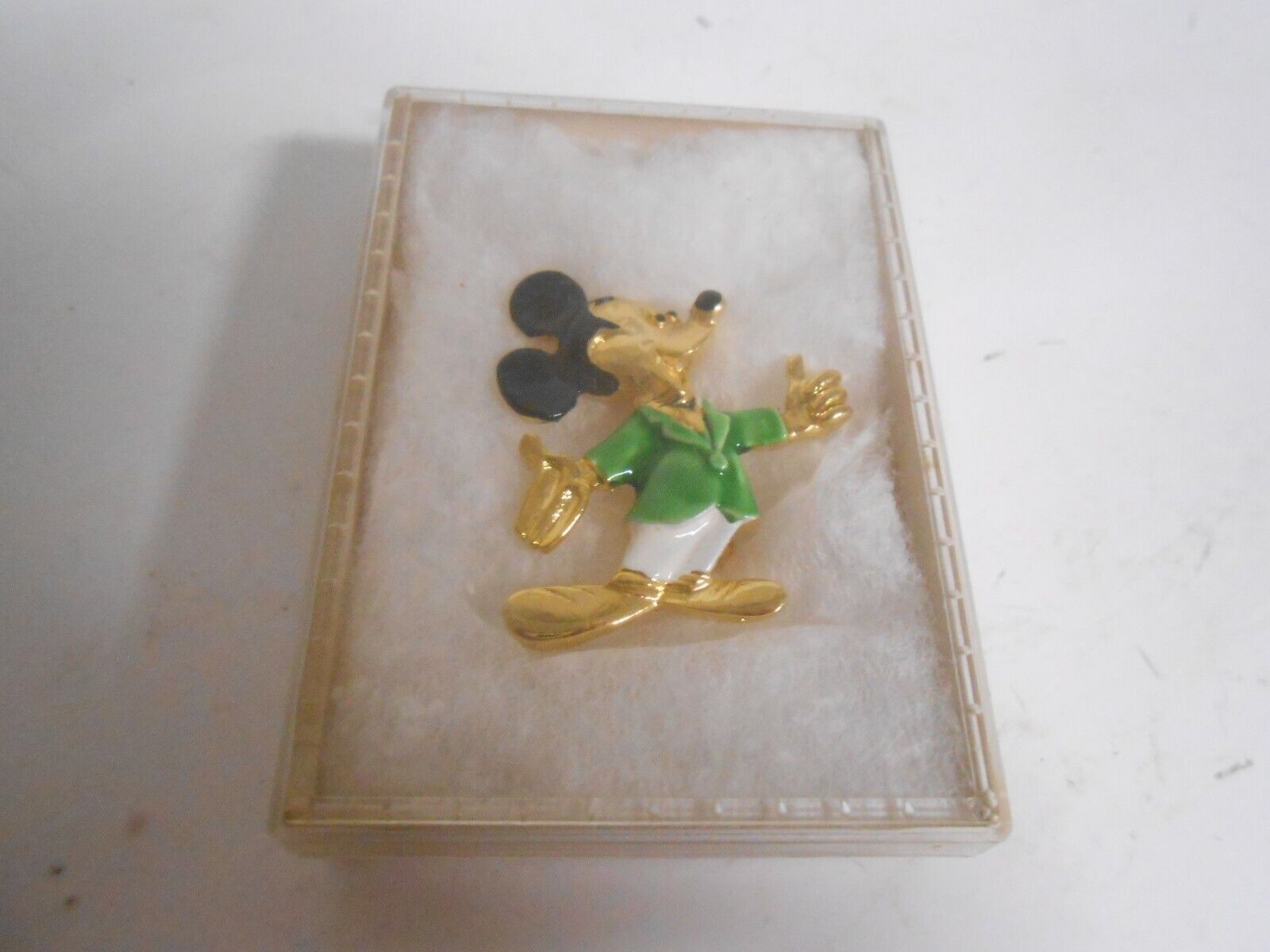 Vintage 1972 Walt Disney Productions  Enamel Mickey Mouse RARE Pin Brooch