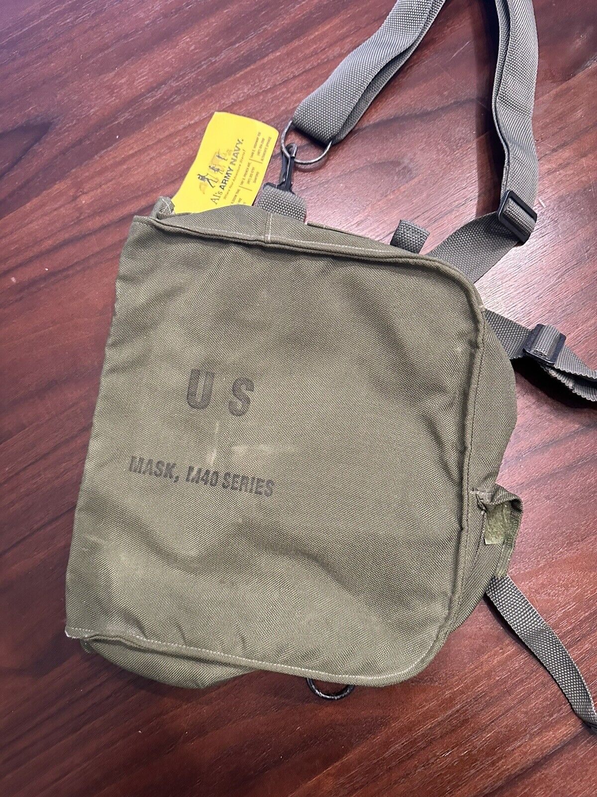 Al’s Army Navy Green Bag With US Mask , M 40 Series