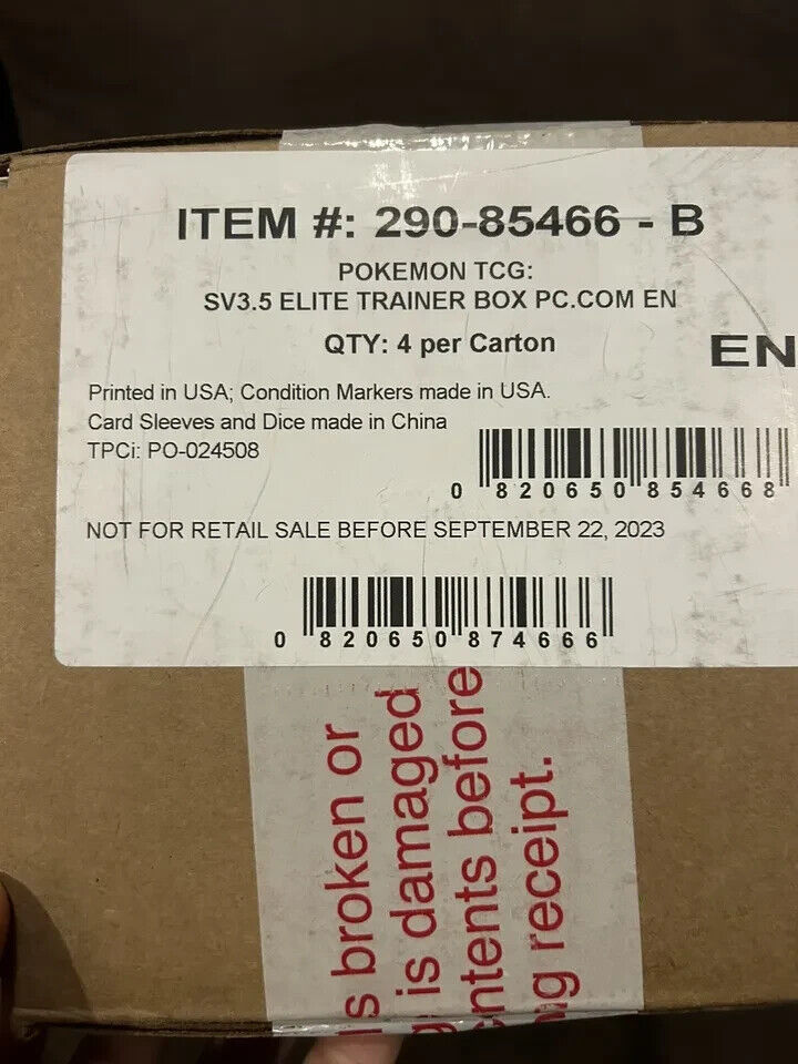S&V: Temporal Forces Walking Wake - SEALED  Case (Pokemon Center Exclusive)