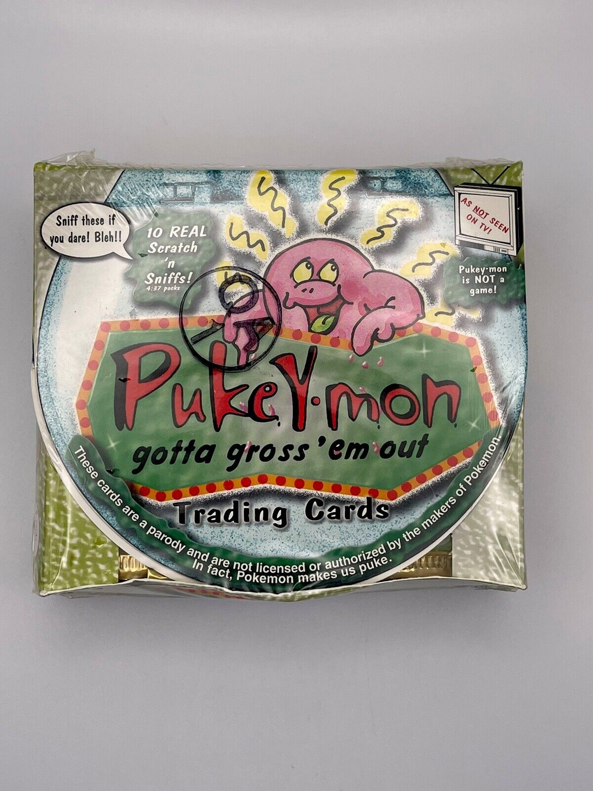 PUKEY-MON NEW/SEALED BOX 36-PACKS PUKEYMON POKEMON PARODY like garbage pail kids