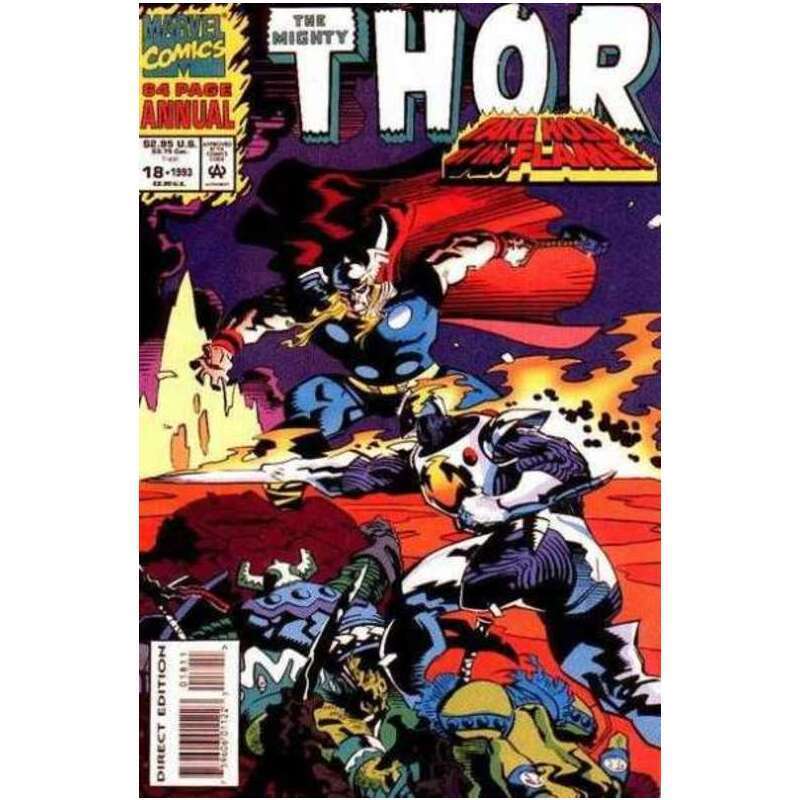 Thor (1966 series) Annual #18 in Near Mint + condition. Marvel comics [j|
