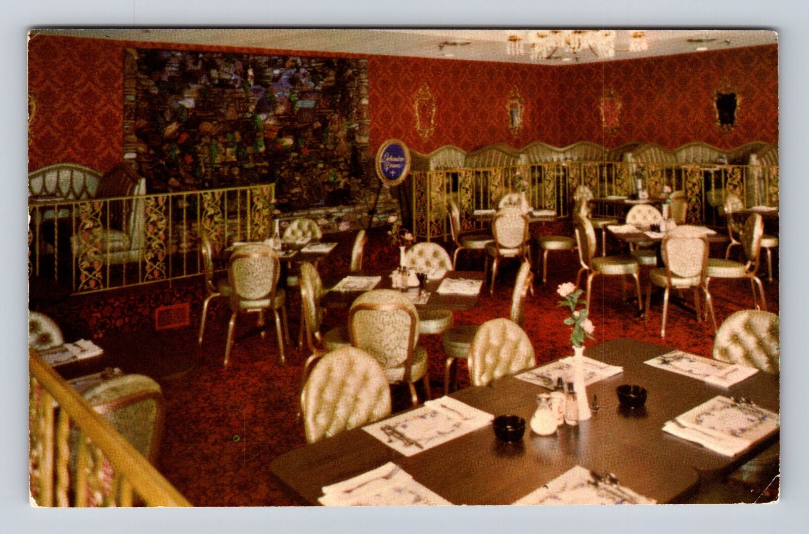 Grand Rapids MI-Michigan, Finger's Restaurant, Advertising, Vintage Postcard