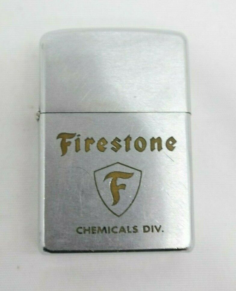 Vintage Zippo Firestone Chemicals Division TF