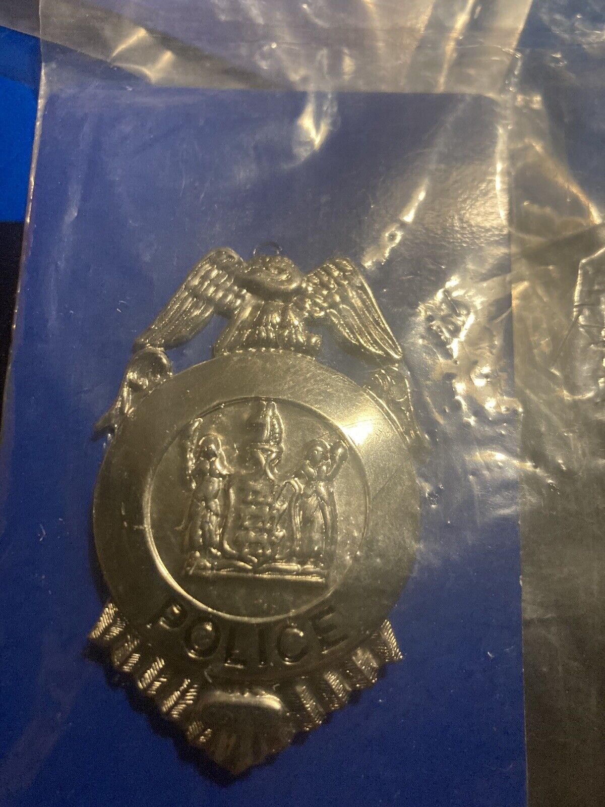 Vintage Obsolete 1940’s Police Officer Badge Vintage Find Metal Pin