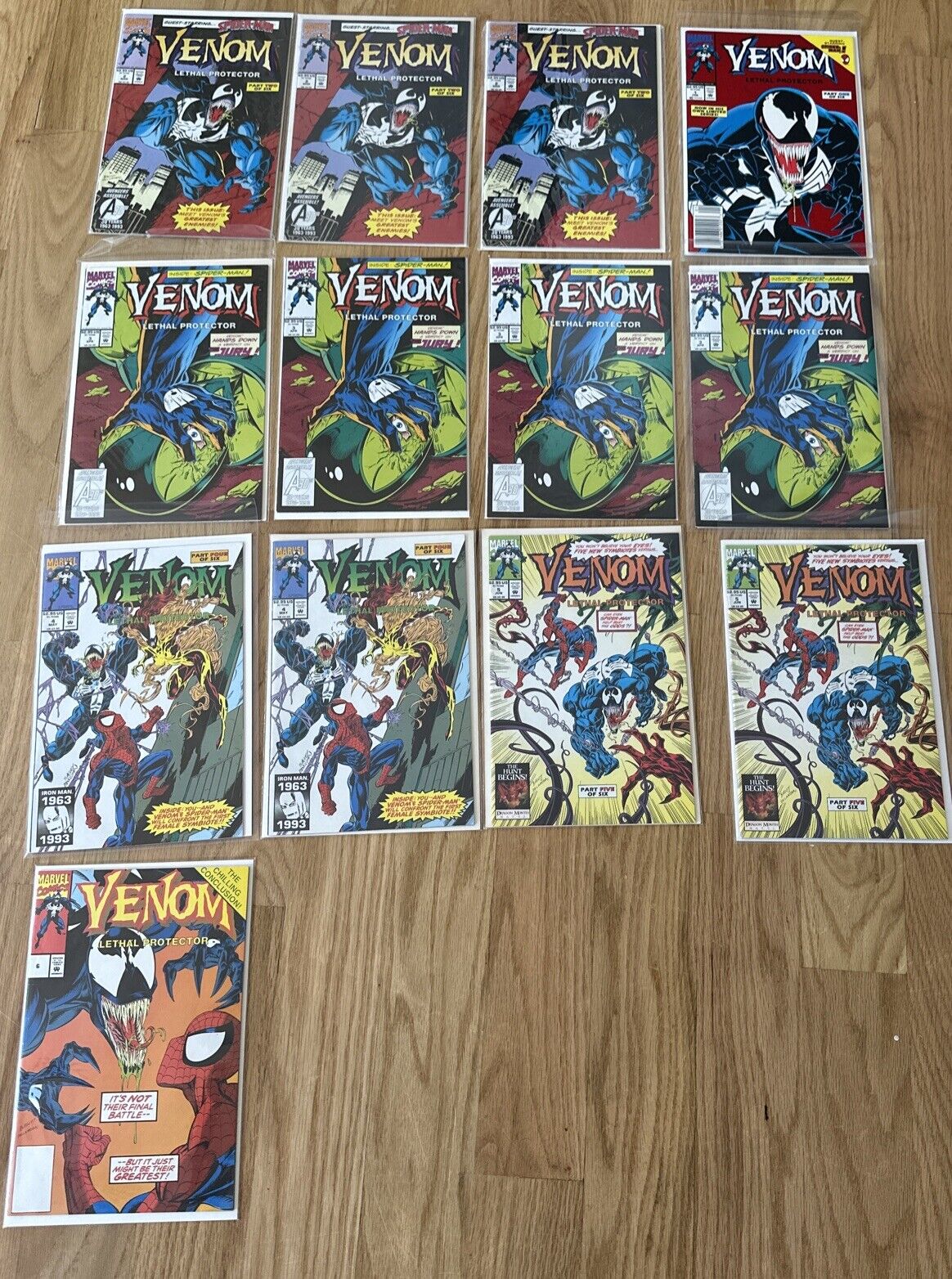 Venom: Lethal Protector 1-6 All NM And #1 Rare Newsstand Edition