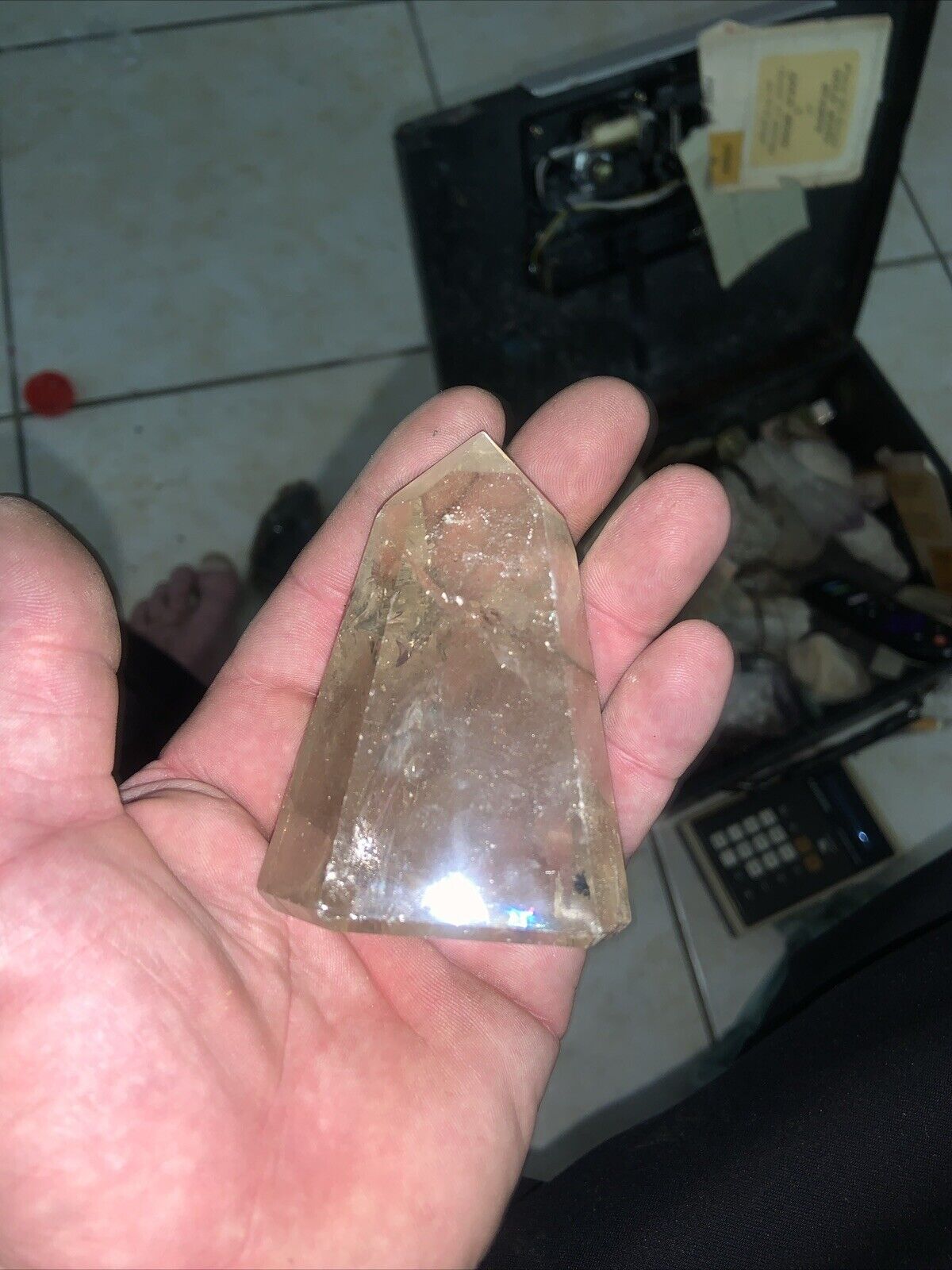Big Chunky Natural Citrine quartz Crystal Specimen