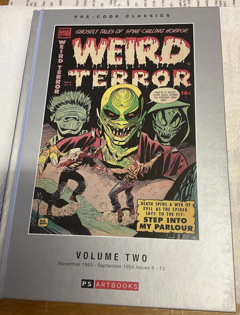 Pre-Code Classics WEIRD TERROR Volume 2 PS Artbooks HC Horror No8-13 1953 New