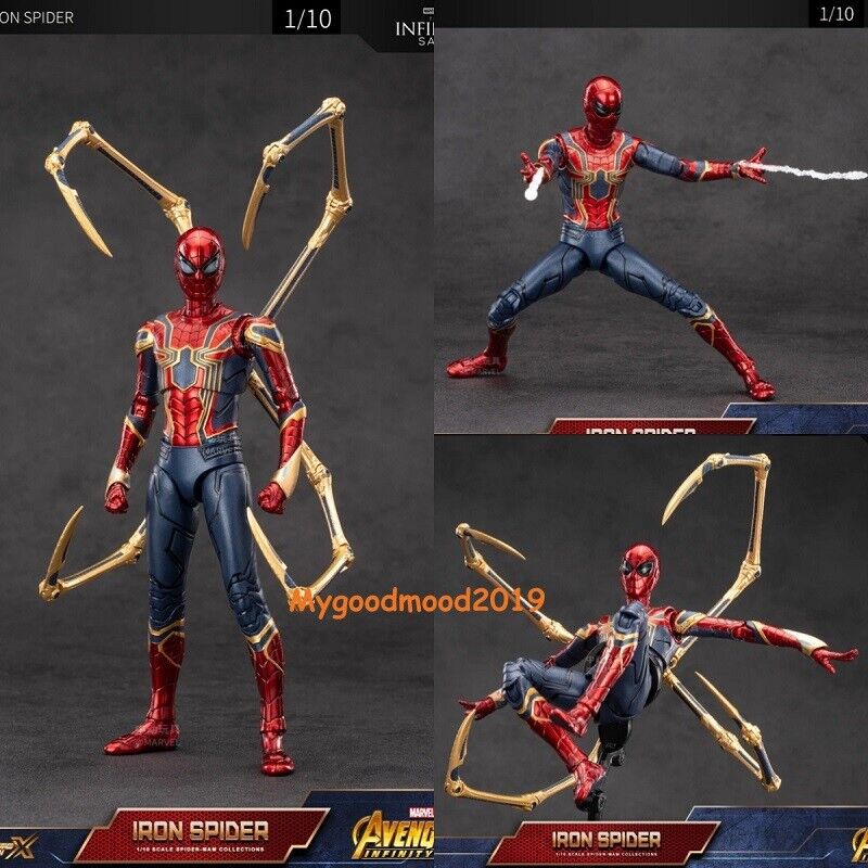ZD Marvel Iron Spider-Man Iron Spider Action Figure Toy Collection Gift 7in New