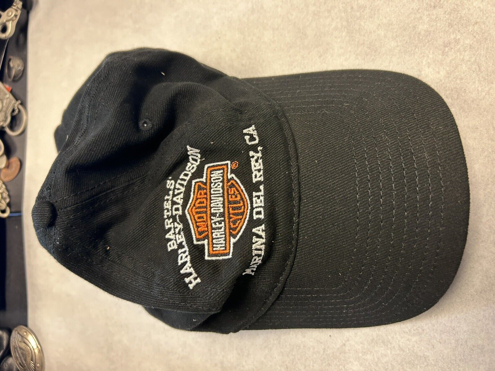 Vintage Harley Davidson 2003 100th Year Anniversary Hat Baseball Cap Black NEW